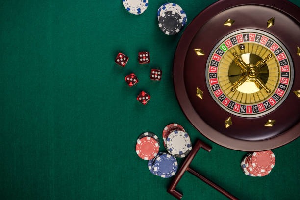 Live casino studio with multiple camera angles